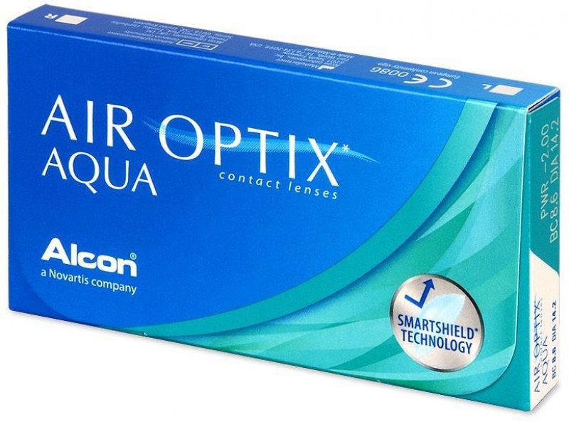 Recenze Alcon Air Optix Aqua 6 čoček