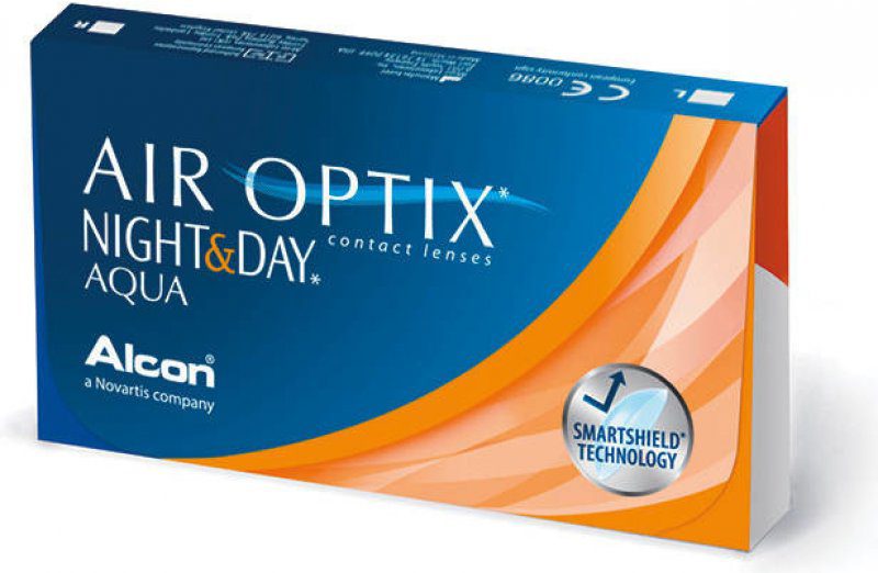 Zkoumání Alcon Air Optix Night & Day Aqua 6 čoček