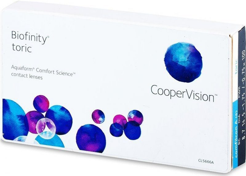 Pozorování Cooper Vision Biofinity Toric 6 čoček