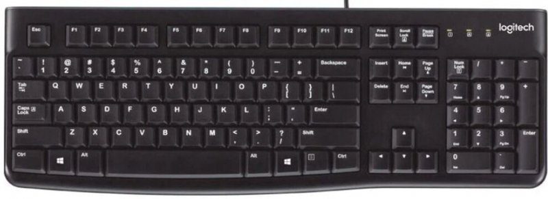 Pohled na Logitech Keyboard K120 for Business 920-002641