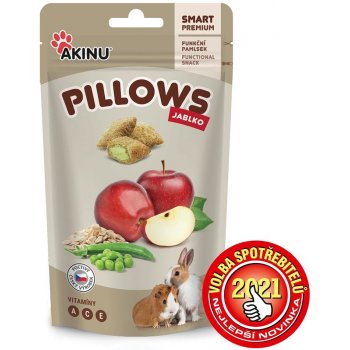 Akinu Pillows polštářky jablko Hlodavec 40 g