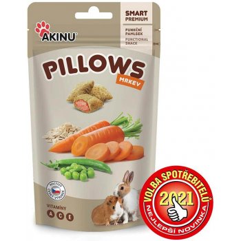 Akinu Pillows polštářky mrkev Hlodavec 40 g