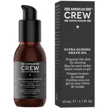 American Crew Shave Ultra Gliding Shave Oil olej na holení proti podráždení a svědení pokožky 50 ml