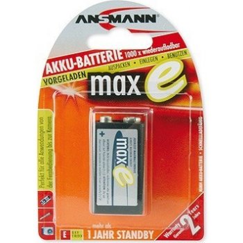 Ansmann maxE 9V 200mAh 1ks 08766