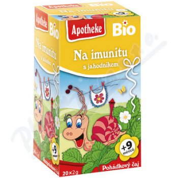 Apotheke Bio Pohádkový Imunita s jahodníkem 20 x 2 g