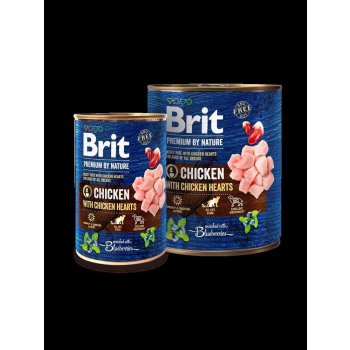 Brit Premium by Nature Chicken with Hearts 0,8 kg