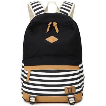 Canvas Topbags stripe 21 l černá