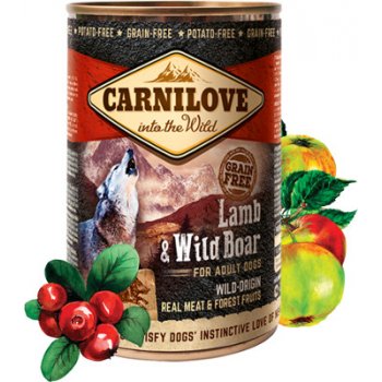 Carnilove Dog Wild Meat Lamb & Wild Boar 400 g