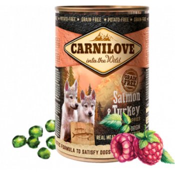 Carnilove Dog Wild Meat Salmon & Turkey for Puppies 400 g