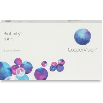 Cooper Vision Biofinity Toric 6 čoček