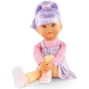 Corolle Bábika Iris Rainbow Dolls s hodvábnymi vlasmi a vanilkou fialová 38 cm