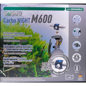 Dennerle CO2 set Carbo Night M600 znovuplnitelný