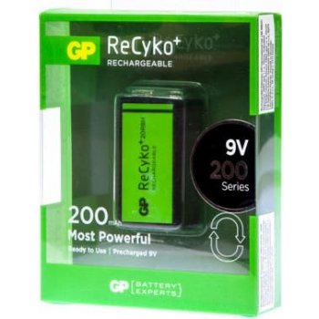 GP Recyko 6F22 9V 200 mAh 1ks 1032521020