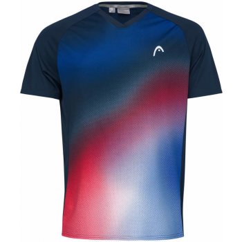 Head Topspin T-Shirt Men Dark Blue/Print