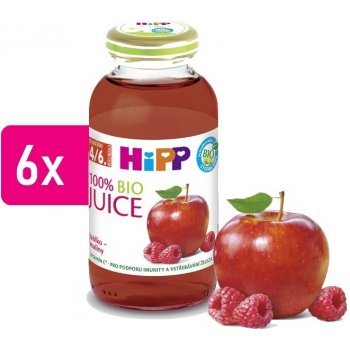 HiPP BIO Jablečno-malinová 6 x 200 ml