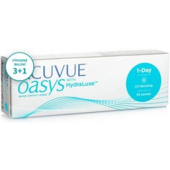 Johnson & Johnson Acuvue Oasys 1-Day with HydraLuxe 30 čoček balení 3+1 zdarma