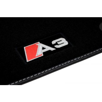 Koberce textilní SiRN Audi A3 8P + 8PA 2003-2013 Logo A3