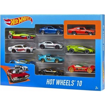 Mattel Hot Weels Autíčka 10Pack