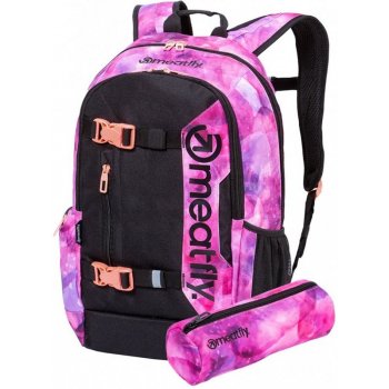 Meatfly batoh Basejumper 6 22L I Universe Pink/Black