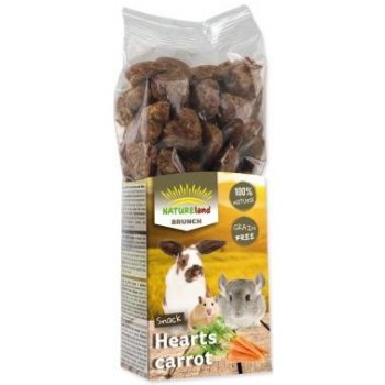 Nature Land Pochoutka Brunch srdíčka mrkev 150 g