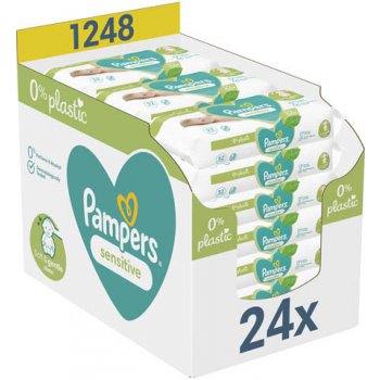 Pampers Sensitive Baby Dětské Čisticí Ubrousky 24 x 52 ks