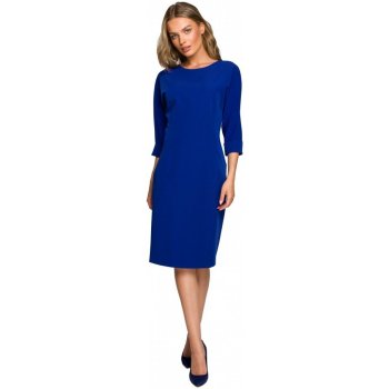 S324 Batwing sleeve sheath dress royalblue