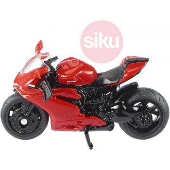 Siku Motorka červená Ducati Panigale 1299 model kov 1385