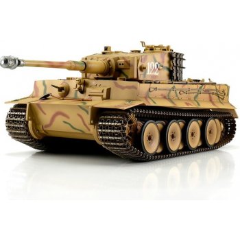 Torro RC tank German Tiger I IR letní kamufláž 2,4 Ghz RTR proporcionální 1:16