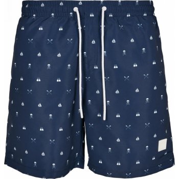 Urban Classics Pattern Swim Shorts skullandyacht aop