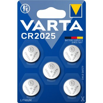 Varta CR 2025 5ks 6025101415