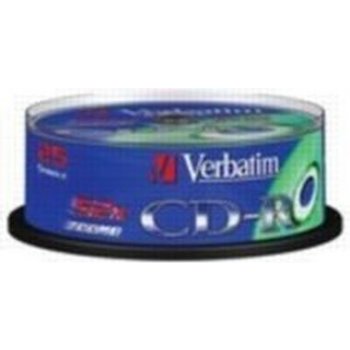 Verbatim CD-R 700MB 52x, AZO, spindle, 25ks (43432)