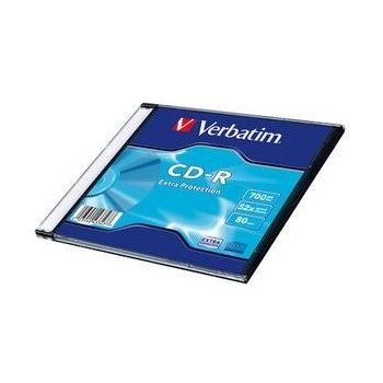 Verbatim CD-R 700MB 52x, Extra Protection, slim, 200ks (43347)