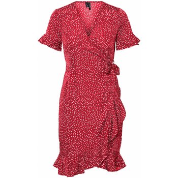 Vero Moda Dámské šaty VMHENNA 10252951 Goji Berry