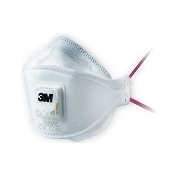 3M respirátor FFP3 S s ventilkem 09332+