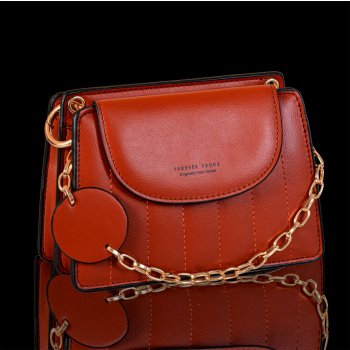 Aaryans dámská malá crossbody kabelka SL004 hnědá