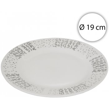 Affek Design MX9319 Porcelánový dezertní talíř kulatý 19cm