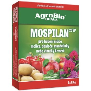 AgroBio Mospilan 20 SP Insekticid proti mšicím a molicím 5x1,8g 001038