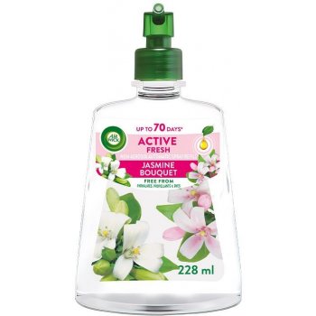 Air Wick Active Fresh náplň do difuzéru na vodní bázi jasmínové květy 228 ml