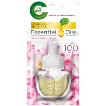 Air Wick Electric osvěžovač MAGNOLIE A KVETOUCÍ TŘEŠEŇ náplň 19 ml