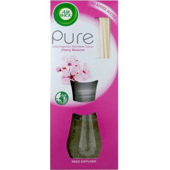 Air Wick Reed Diffuser Pure Cherry Blossom - Květy třešní vonné tyčinky osvěžovač vzduchu 25 ml