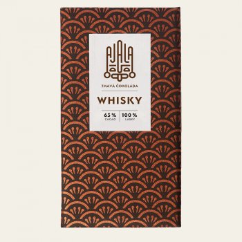 Ajala čokoláda Whisky 63% 45g