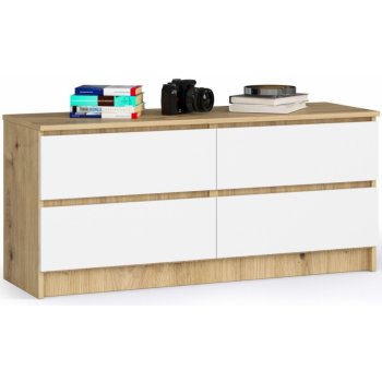 Ak furniture Kuba 120 cm 4 šuplíky