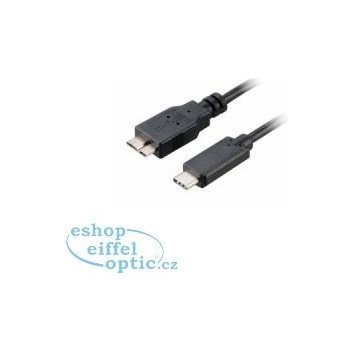 Akasa AK-CBUB29-10BK USB 3.1 C M - mikro B 10pin M, 1m