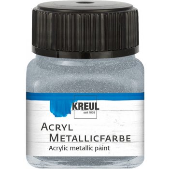 Akrylová barva 20ml metalická stříbrná Kreul stříbrná 20ml