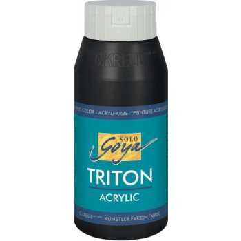 Akrylová barva TRITON SOLO GOYA 750 ml černá