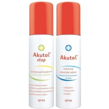 Akutol spray a Akutol Stop spray duopack 2 x 60 ml