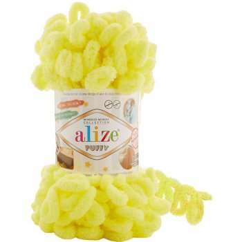 Alize Puffy 552 neonově žlutá