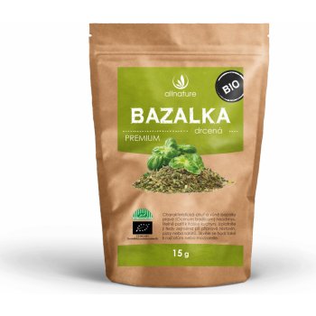 Allnature Bio bazalka drcená 15 g