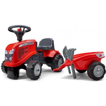 Alltoys Falk traktor Massey Ferguson červené s volantem