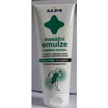 Alpa masážní emulze chladivá 210 ml